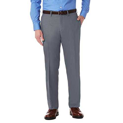 Kenneth Cole REACTION Men's Fit Flatfront Flat Front-Stretch Trousers with Modern Cut Casual Pants
