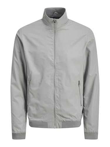 JACK & JONES Men's Jjerush Harrington Bomber Noos Jacket, Ultimate Grey, L