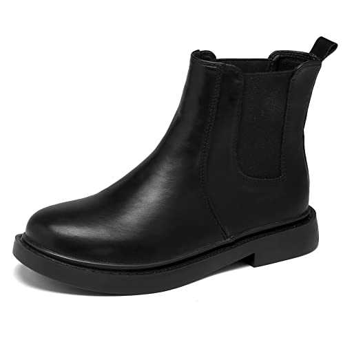 PPXID Women's Chelsea Boots Stacked Heel Short Ankle Boots