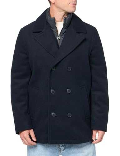 Levi's Men's Wool Classic Double-Breasted Peacoat Jacket