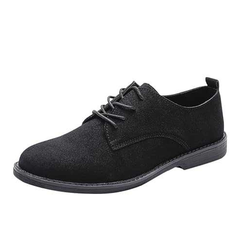 Clearance Mens Smart Shoe Mens Leather Loafers Men's Oxfords Formal Dress Shoes UK Men Office Shoe Wedding Shoes Derby Formal Shoes Lace Up Shoes Brogue Dress Business Shoes