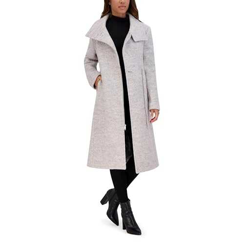 Andrew Marc Women's Classic Boucle Wool Notch Collar Jacket