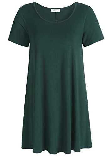 Esenchel Women's Tunic Top Casual T Shirt for Leggings