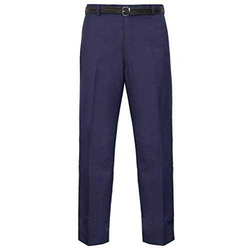 Style Spot Mens Ever Press Trouser Formal Pants Premium Material Regular Fit Ideal for Casual Wear, Size: Waist 32 inches, Inseam 29 inches