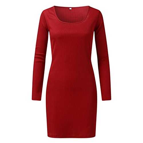 AMDOLE Plus Size Fancy Dress Costumes Split Slim High Waist Midi Bodycon Dress