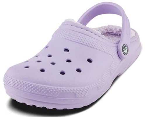 Unisex Classic Lined Clog, Lavender, 12 UK Men/ 13 UK Women