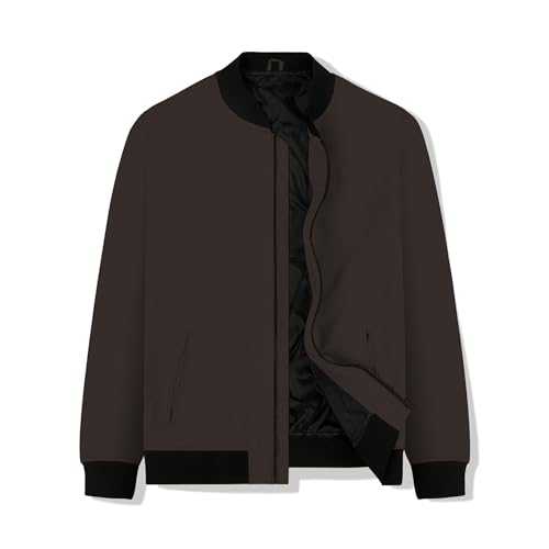 JOYSON Men's Bomber Jacket Lightweight Windbreaker Jacket Baseball Jacket Casual Jacket with Multi Pockets Outwear Coat