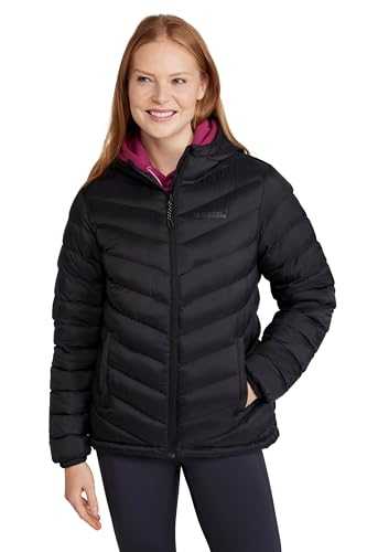 Mountain Warehouse Seasons Womens Padded Jacket - Water Resistant Ladies Coat, Warm, Front Pockets, Adjustable Elastic Cuffs & Hood - For Holidays, Travelling