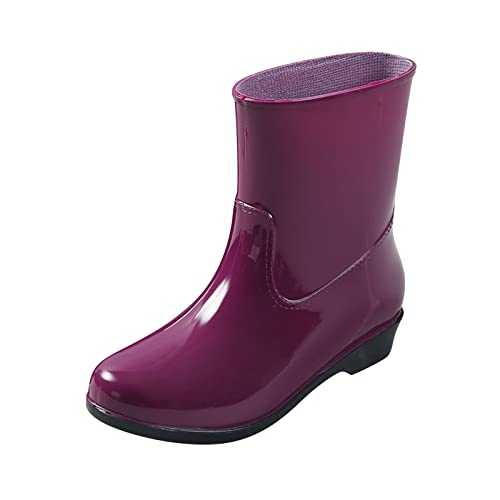 Mens Small Tote Rain Boots For Womens Ankle Rainboot Slip On Garden Boot Rubber Shoes Women Rain Boot Liners Wide Fit Rain Boots Walking Shoes Festival Thigh High Ladies Boots
