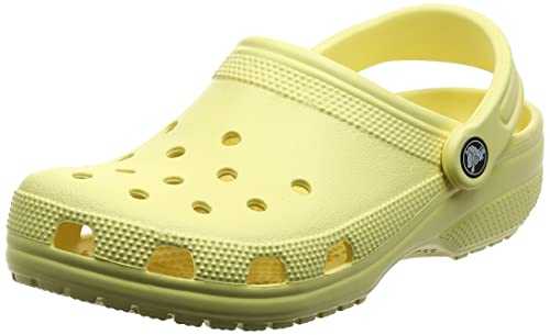 Unisex Classic Clogs, Banana, 7 UK Men/ 8 UK Women