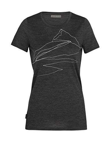 Icebreaker Women's Spector Short Sleeve Scoop Neck T-Shirt Sunrise Summit Spector Short Sleeve Scoop Neck T-Shirt Sunrise Summit