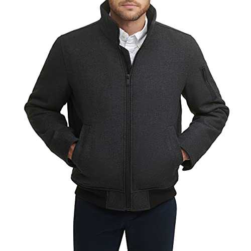 Dockers Men's Ron Wool Blend Bomber Jacket