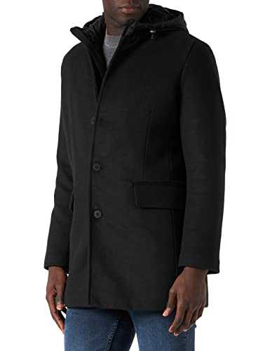 Tom Tailor Denim Men's Wool Coat with Hood