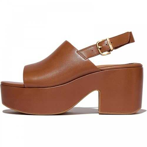 Womens Platfforms Heeled Backstrap Sandals
