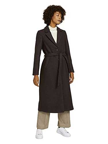 TOM TAILOR Women's Wool Coat with Belt
