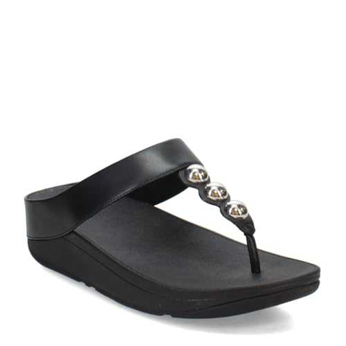 Women's Fino Mirror-Dome Leather Toe-Post Sandals