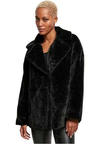 Urban Classics Women's Ladies Lapel Teddy Jacket