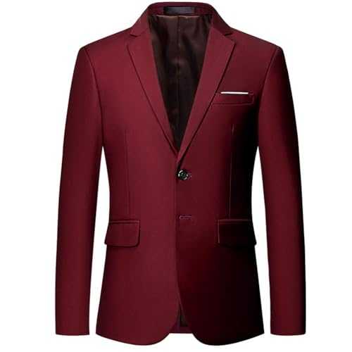 Men's Blazer Single Breasted Men's 2 Button Sport Coats Formal Jacket Slim Fit Lightweight Sport Coats Blazers