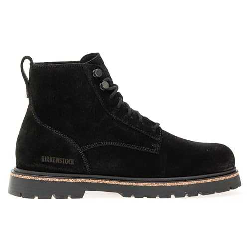 Mens Highwood Lace Mid Suede Leather Black Boots 9 UK