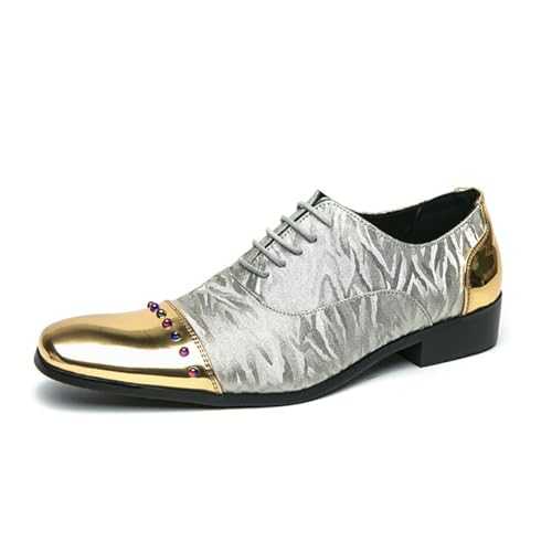 Men's Loafers Fashion Party Wedding Shoes Comfortable Casual Lace-Up Driving Formal Oxford
