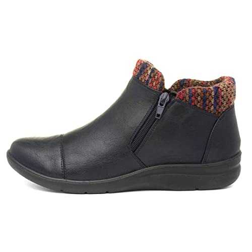 Cushion Walk Grace Womens Navy Ankle Boot