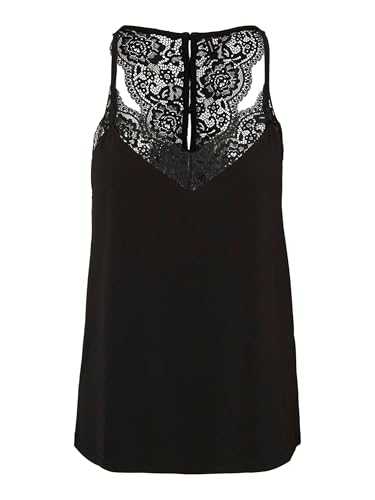 Vero Moda Women's Vmana S/L Lace Top Noos Cami Shirt