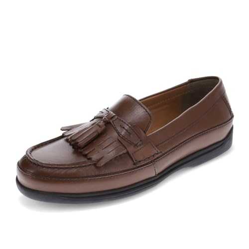Dockers Men's Sinclair Kiltie Loafer,Antique Brown,10.5 M US