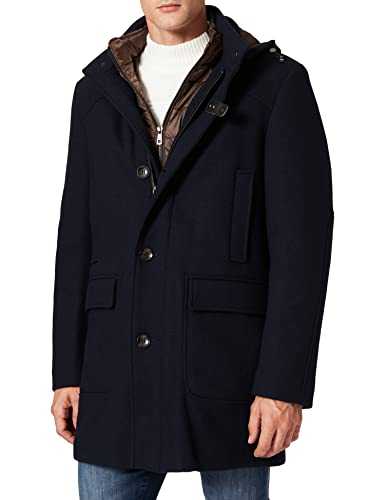 bugatti Men's Mantel Wool Coat