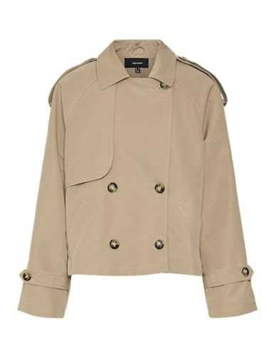 VERO MODA Women's Vmchloe Noos Short Trench Coat