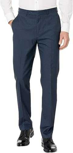 Calvin Klein Men's Slim Fit Dress Pant, Navy, 34W x 29L
