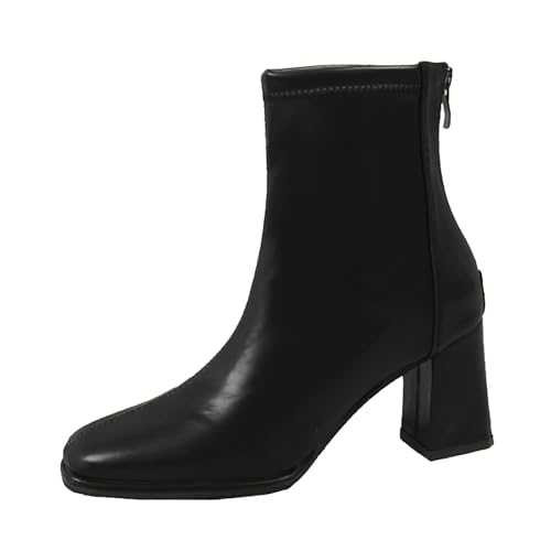 Womens ?aterproof Shoes Solid Flat With Shoes Features: Women'S Ankle Boots