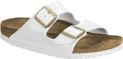 Arizona, Unisex Adults’ Sandals, White (White Patent/White), 7 UK (40 EU)