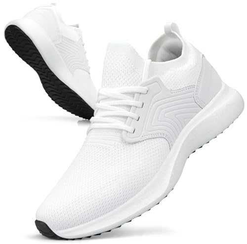 Trainers Mens Running Shoes Walking Gym Shoes Tennis Casual Fitness Sneakers for Men Slip On Breathable Lightweight Comfortable Outdoor Sport Shoes for Jogging