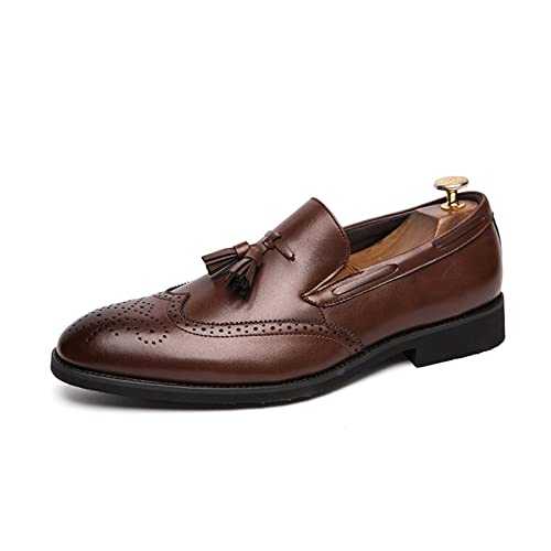 men's shoes men oxford dress shoes male gentleman leather footwear flats tassel men loafers