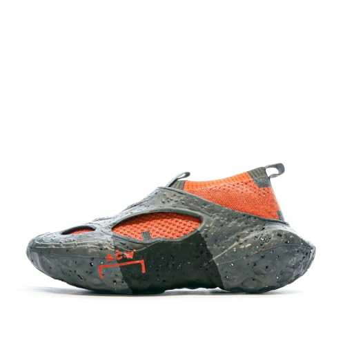 X A-Cold-Wall Sponge CX Crater Slip Dark Grey Tangerine Tango A02613C Unisex UK 8