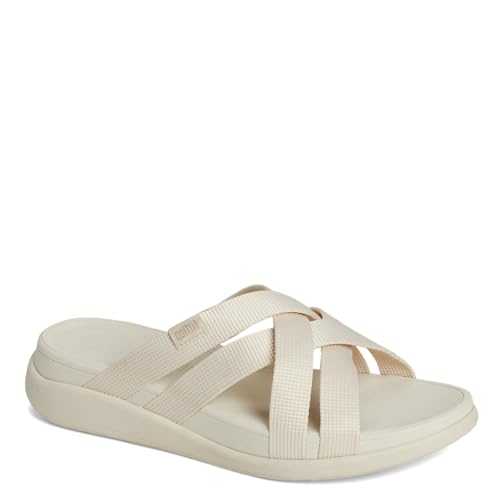 Women's F-Mode Go Webbing Flatform Strappy Slides Wedge Sandal