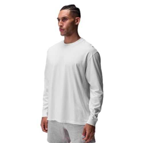 Mens Casual T-Shirt Long-Sleeved Sport Mens Solid Color Tops Fashion Trend Classic All-Match Mens Sports Shirt Loose Comfortable Mens T-Shirt