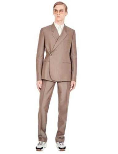 Ulnomio Men's Suit 2 Pieces Wedding Tuxedo Casual Prom Party One Button Jacket Pants