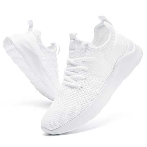 Men's Trainers Lightweight Breathable Slip-On Sneakers with Anti-Slip Sole and Cushioned Casual Outdoor Sports Fashion Jogging Shoes for Running Walking Tennis