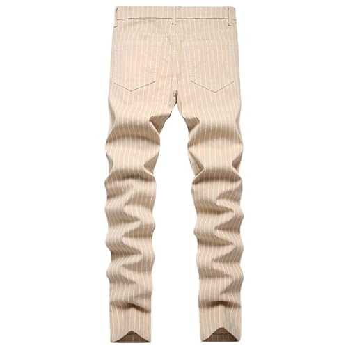 Chino Trousers for Men Casual Trousers Checked Casual Men's Skinny Cotton Chino Trousers Designer Fabric Trousers Chino Trousers Suit Trousers Men's Trousers Elegant Business Slim Fit Classic Basic