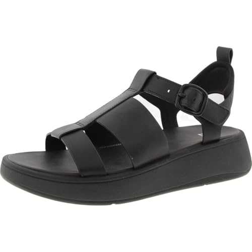 Women's F-Mode Leather Flatform Fisherman Sandals