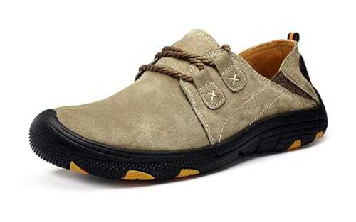 Men's Loafers & Slip-ons Casual Leather Oxford Driving Flats Outdoor Walking Fashion Hiking Shoes