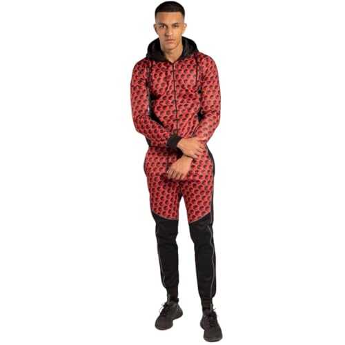 Aarhon® Mens Diamond Greek Style Designer Tracksuits Boys Stylish Slim Fit Tracksuit