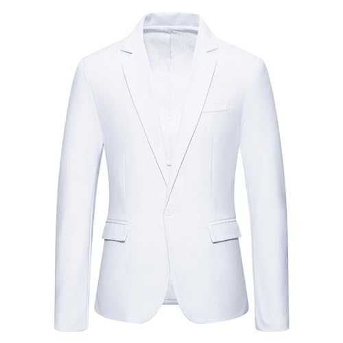 BINGFENG Mens Blazer Slim Fit One Button Formal Casual Suit Coat Business Tuxedo Wedding Jackets
