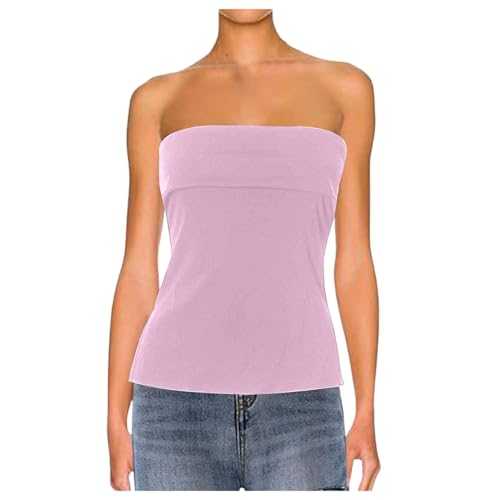Women's Sleeveless Backless Blouse with Wide Lapel and Slits - Plain Top for Casual or Going Out Top Women with Glitter