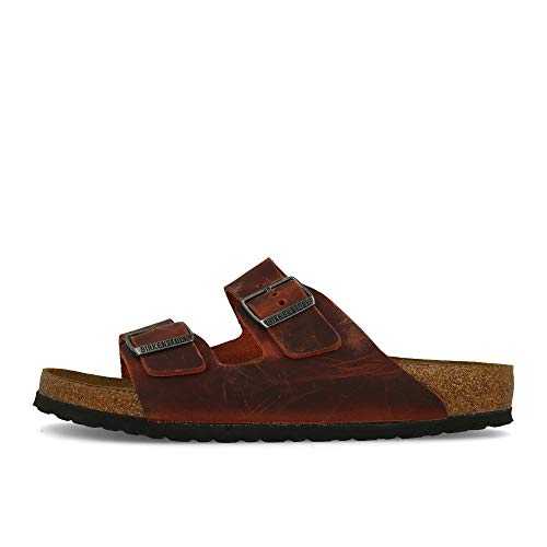 Arizona Unisex- Adult Leather Soft Footbed Earth Red (Numeric_5)