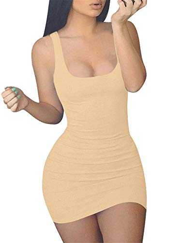 GOBLES Women's Bodycon Bodycon (Pack of 1)