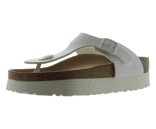 Men's Arizona Soft Footbed Sandals, White, 8 Medium US