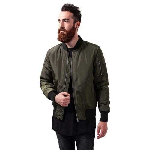 Urban Classics Men's Contrast Two-Tone Bomber Jacket