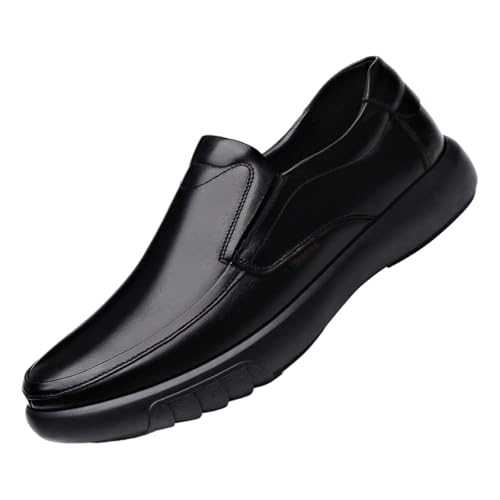 Men's Moccasin Suit Shoes, Slippers & Moccasins, Men's Slip-On Men's Shoes, Business Shoes, Non-Slip Leather Shoes, Without Laces, Casual Shoes, Lightweight Oxford Shoes, Plain Patent Shoes